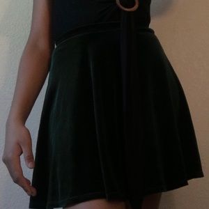 Dark green skirt